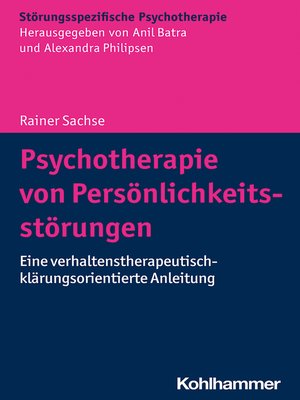 cover image of Psychotherapie von Persönlichkeitsstörungen